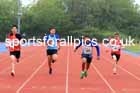 100 metres, 2026 North Eastern Track and Field Champs, Shildon, County Durham. Photo: David T. Hewitson/Sports for All Pics